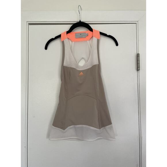 Adidas Stella McCartney Barricade Women’s Mesh Cut Out Tank Top Size 32 Tennis - Picture 1 of 8